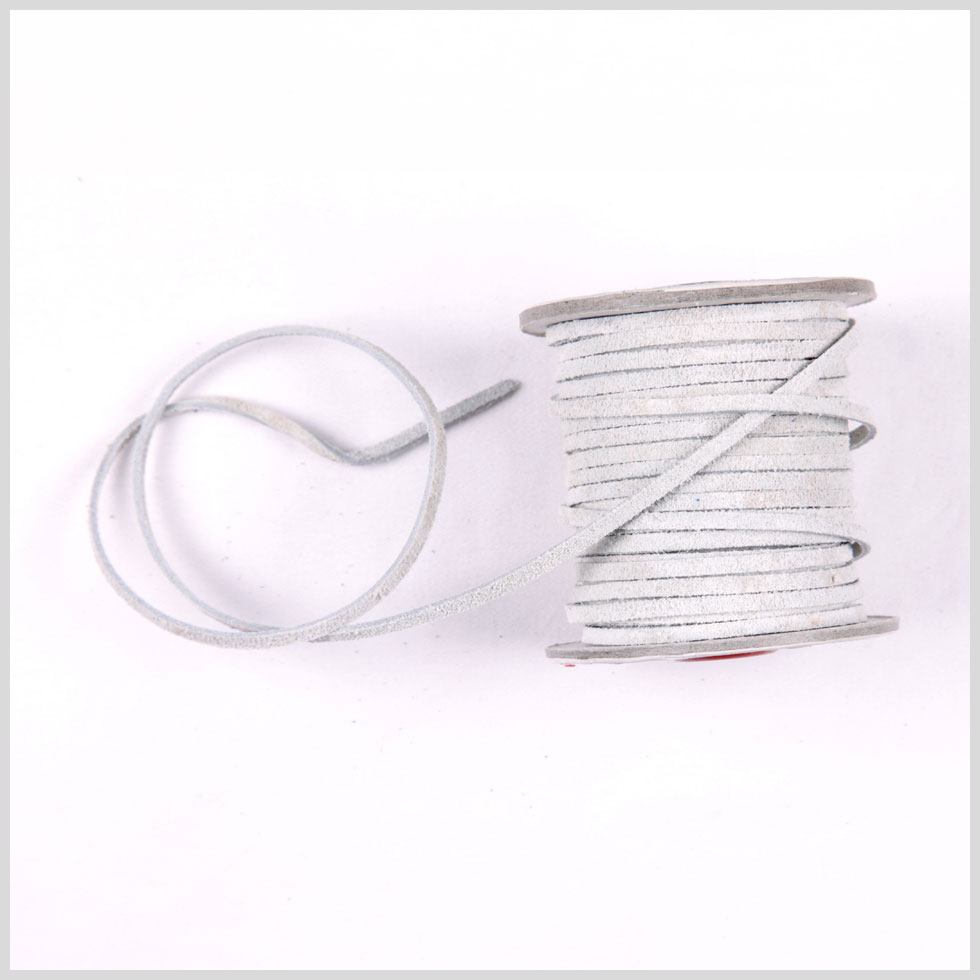 White Suede Cord