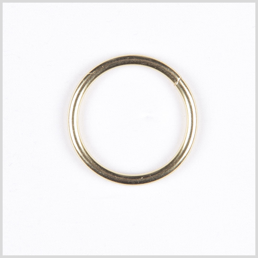 Gilt Plated Steel Round O-Ring - 1.5"