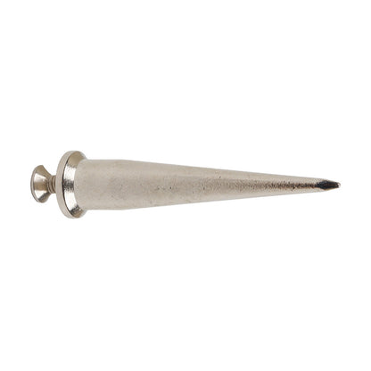 Nickel Thin Cone Spike with Screw - 2.125&amp;quot; - Detail