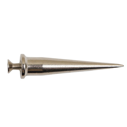 Nickel Thin Cone Spike with Screw - 2.125&amp;quot;