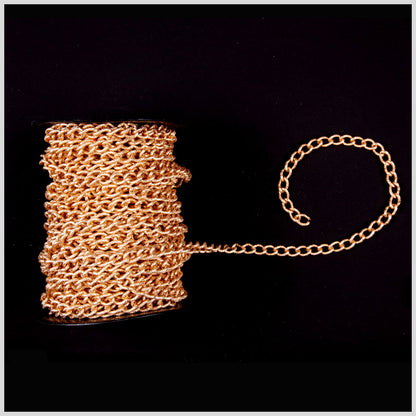 3/8 Gold Aluminum Metal Chain