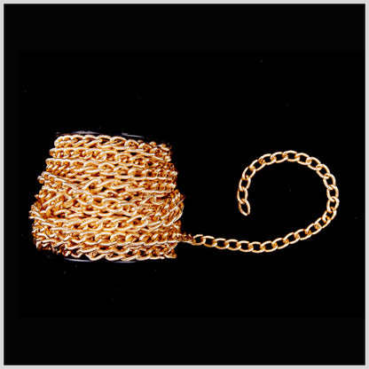 7/16 Gold Aluminum Metal Chain