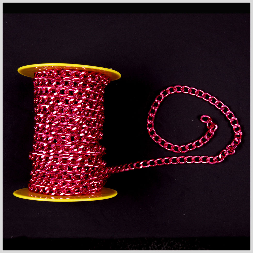 Red Aluminum Metal Chain