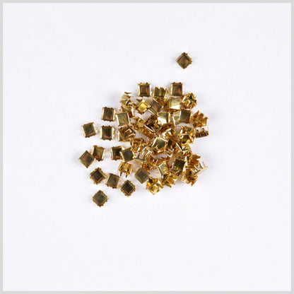 1/4 Gold Flat Nail Heads