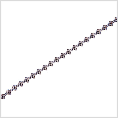 3.2mm Black/Crystal Plastic & Glass