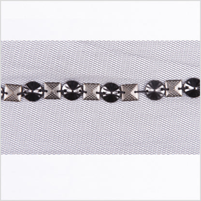 Nail Head Black/Gunmetal Trim 0.375