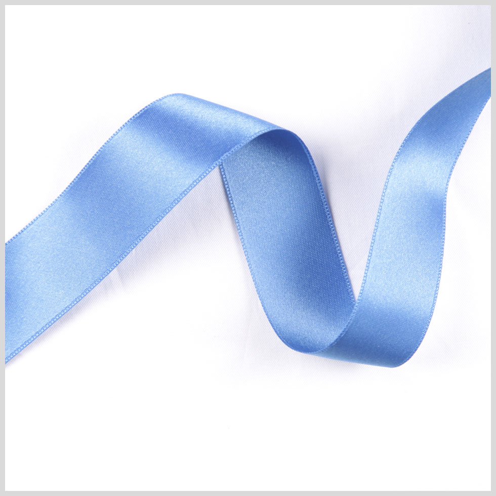 2.5 French Blue Double Face French Satin Ribbon