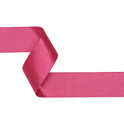 1.5" Hot Pink Double Face French Satin Ribbon