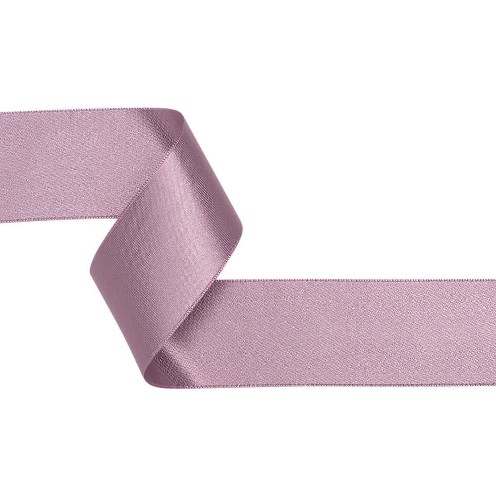 1.5" Mauve Double Face French Satin Ribbon