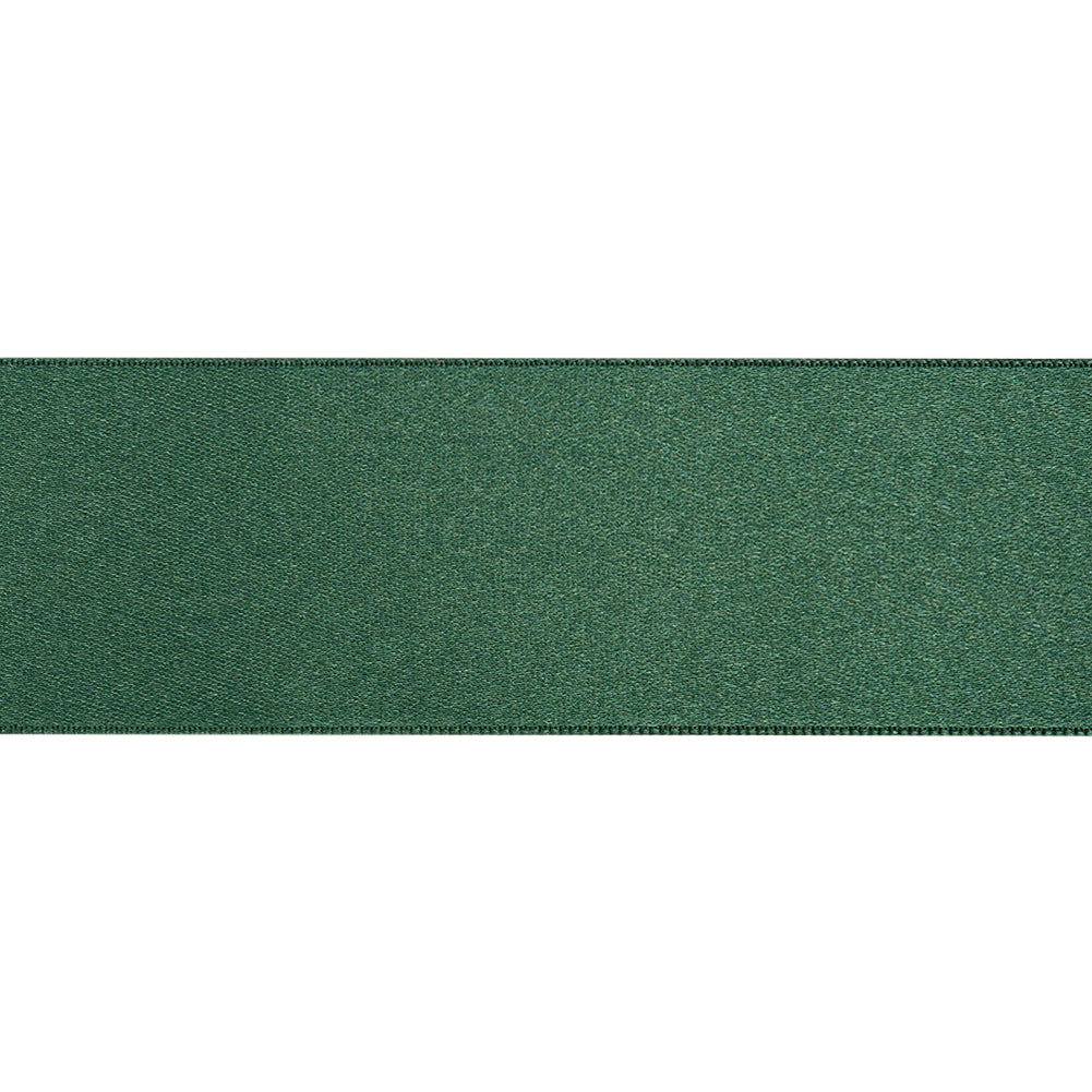 1.5" Forest Double Face French Satin Ribbon Folded