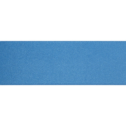 1.5" French Blue Double Face French Satin Ribbon Folded