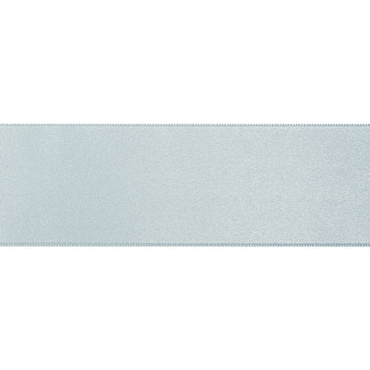 1.5" Pale Blue Double Face French Satin Ribbon Folded