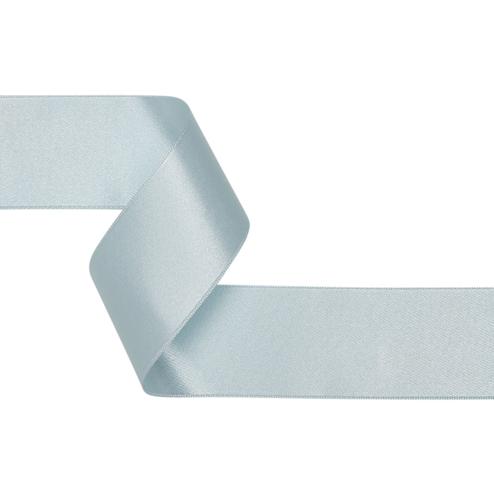 1.5" Pale Blue Double Face French Satin Ribbon
