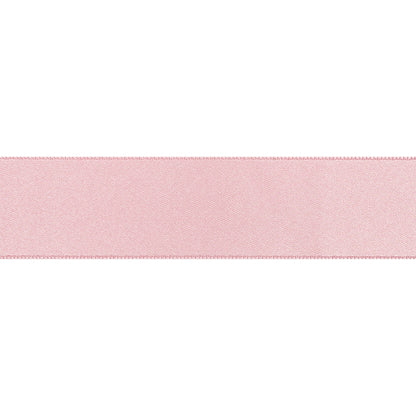 Pink Double Face French Satin Ribbon - 1" Folded