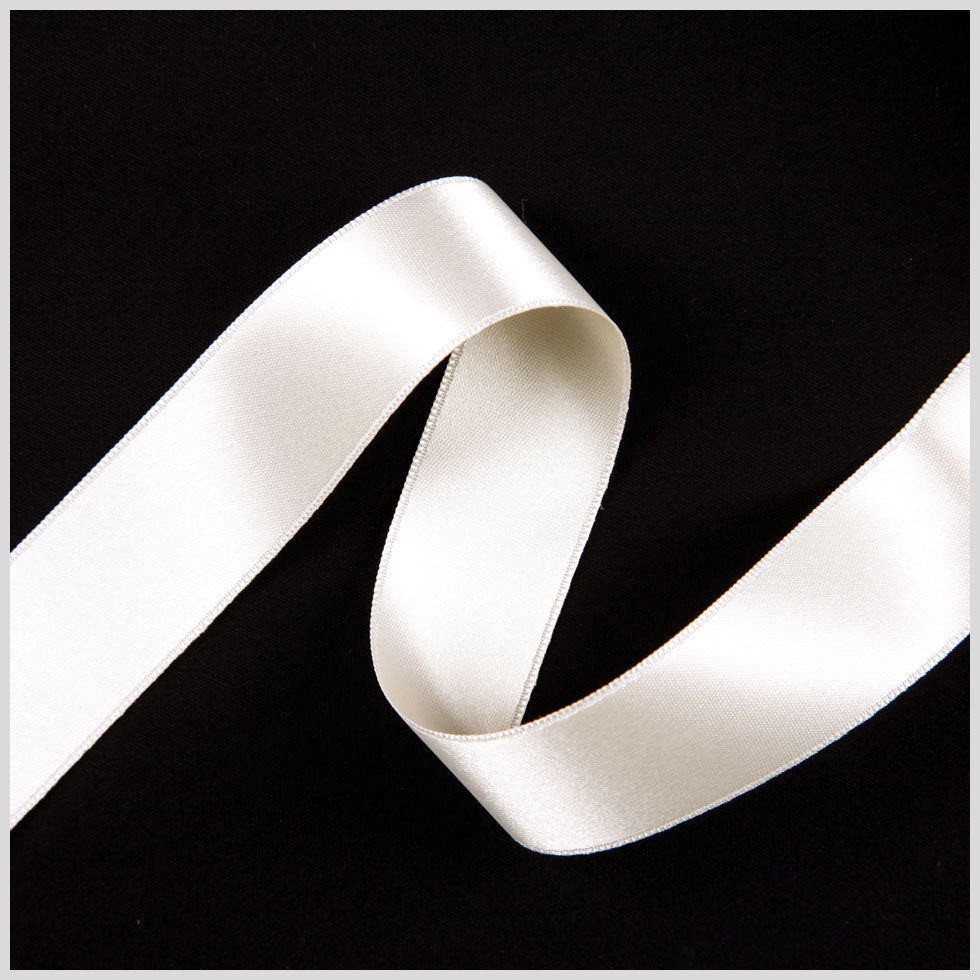 3/8 Ivory Double Face French Satin Ribbon