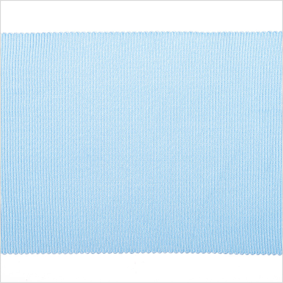 3 Light Blue Rayon Petersham Grosgrain Ribbon