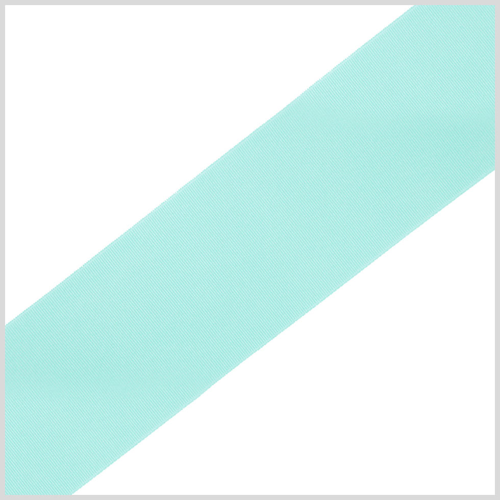 1/4" Aquamarine Solid Grosgrain Ribbon