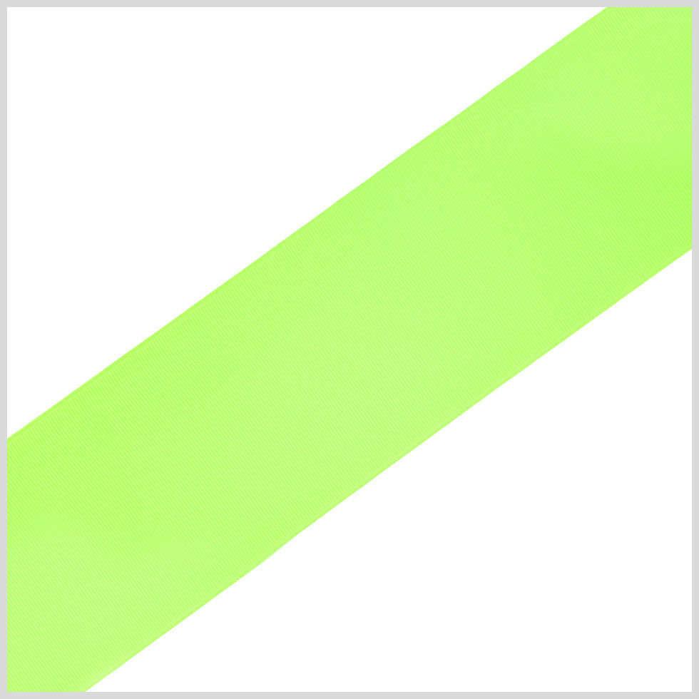 1/4 Neon Lime Solid Grosgrain Ribbon