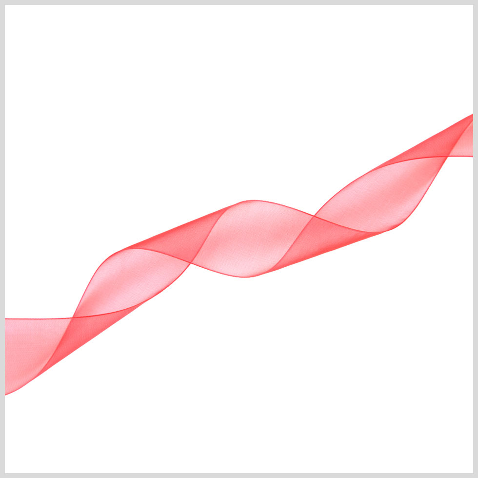 1/4 Red Organza Ribbon
