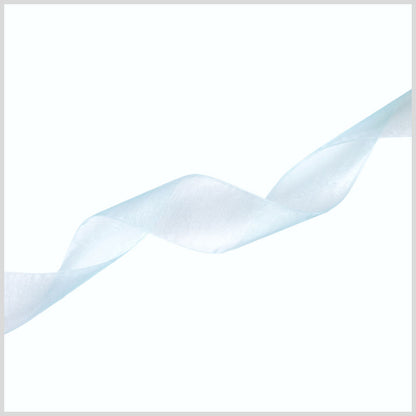 1/4" Light Blue Organza Ribbon