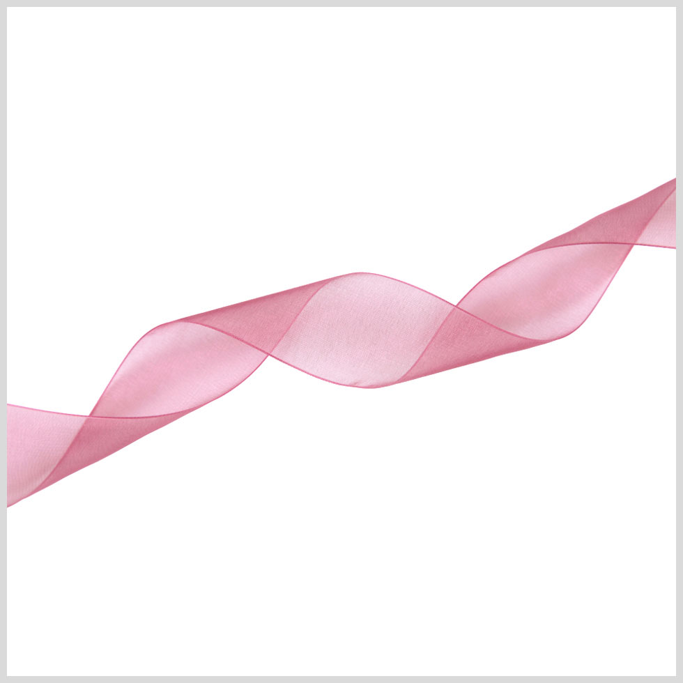 3/8 Wine Organza Ribbon