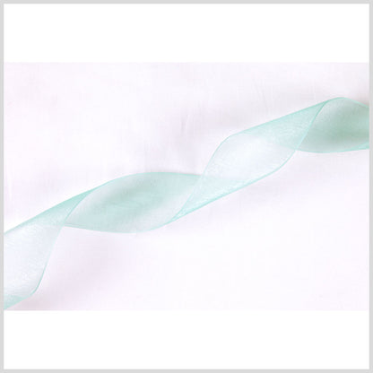 3/8" Mint Organza Ribbon