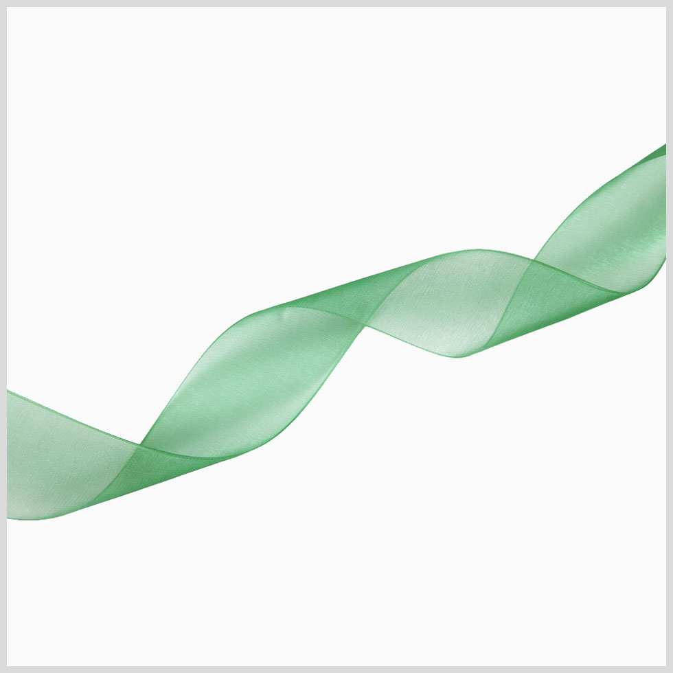 3/8" Forest Organza Ribbon