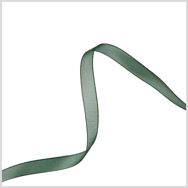 3/8 Hunter Organza Ribbon