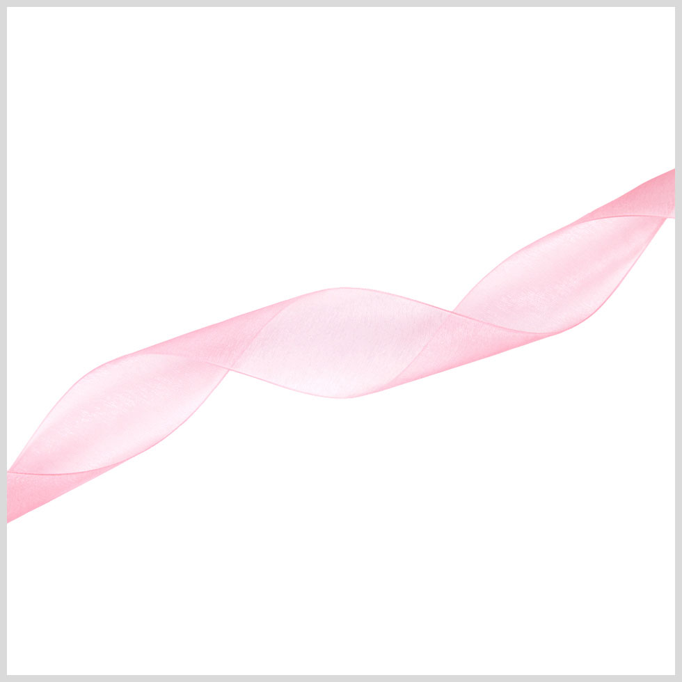 1.5 Dusty Rose Organza Ribbon