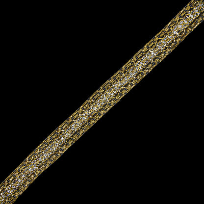 1&amp;quot; Silver Gold Metallic Braid