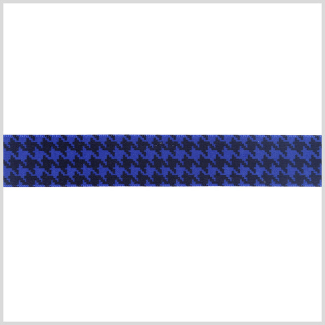 7/8 Royal Printed Satin Ribbon
