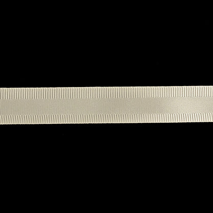 5/8" Antique White Satin Grosgrain Ribbon Detail