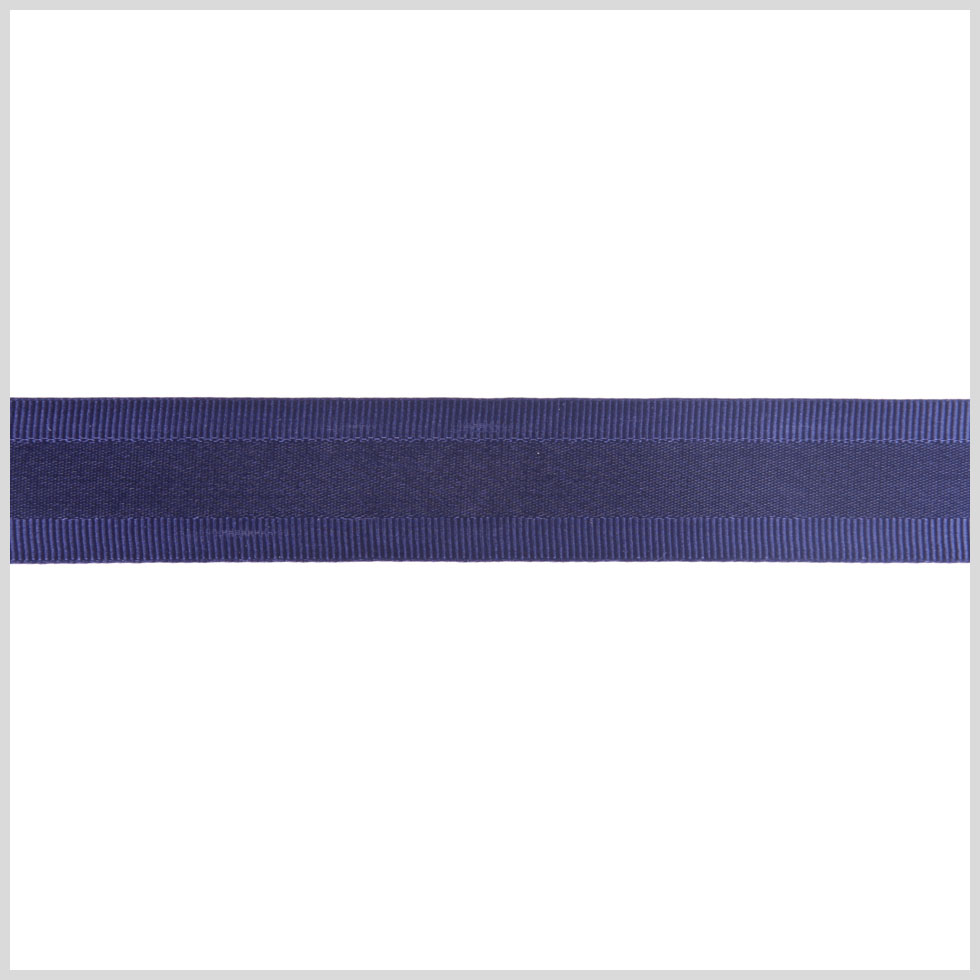 5/8 Navy Satin Grosgrain Ribbon