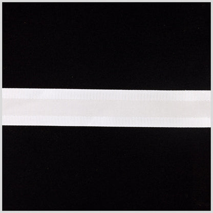 7/8 Antique White Satin Grosgrain Ribbon
