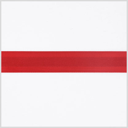 7/8 Red Satin Grosgrain Ribbon
