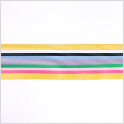 Yellow Combo Striped Grosgrain Ribbon