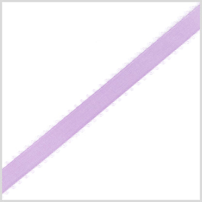 3/16 Orchid Double Face Feather Edge Satin Ribbon