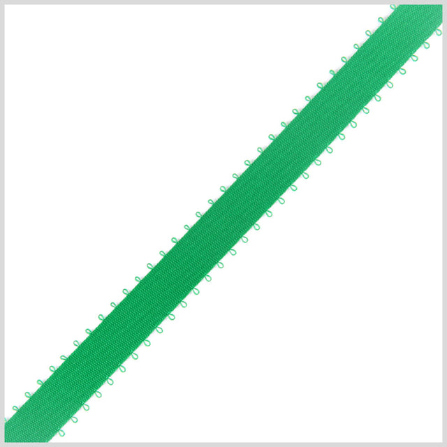 3/16 Emerald Double Face Feather Edge Satin Ribbon