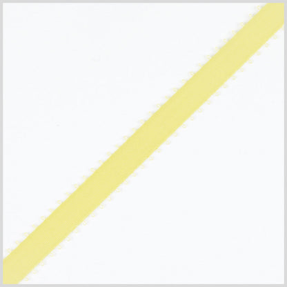 3/16 Lemon Double Face Feather Edge Satin Ribbon