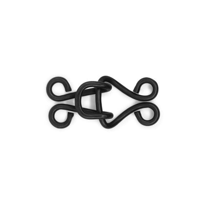 Dritz Coat Hooks & Eyes - Black - 4 Sets Detail