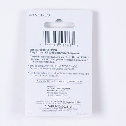 Clover Chaco Liner Refill - Blue Detail