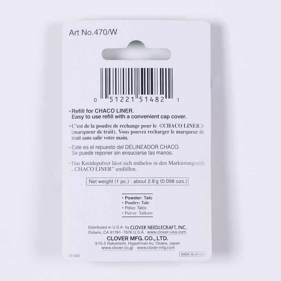 Clover Chaco Liner Refil-W - Detail