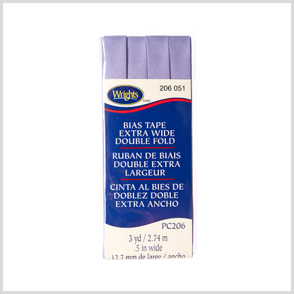 Wrights Lavender 1/2" Extra Wide Double Fold Bias Tape