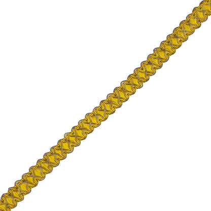 5/8&amp;quot; Yellow/Gold Metallic Braid