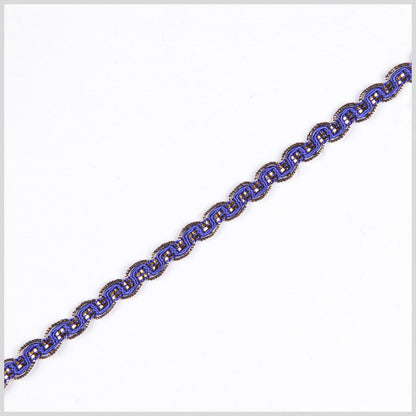 Royal/Gold Metallic Braid