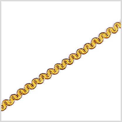 3/8 Yellow/Gold Metallic Braid