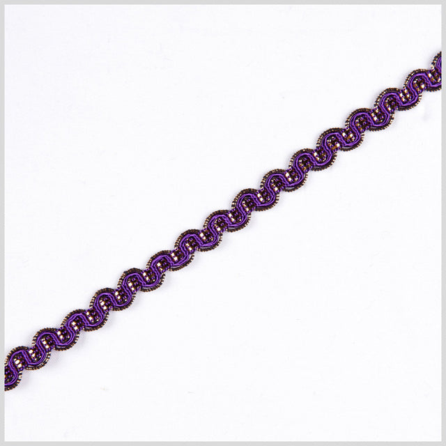 Purple/Gold Metallic Braid