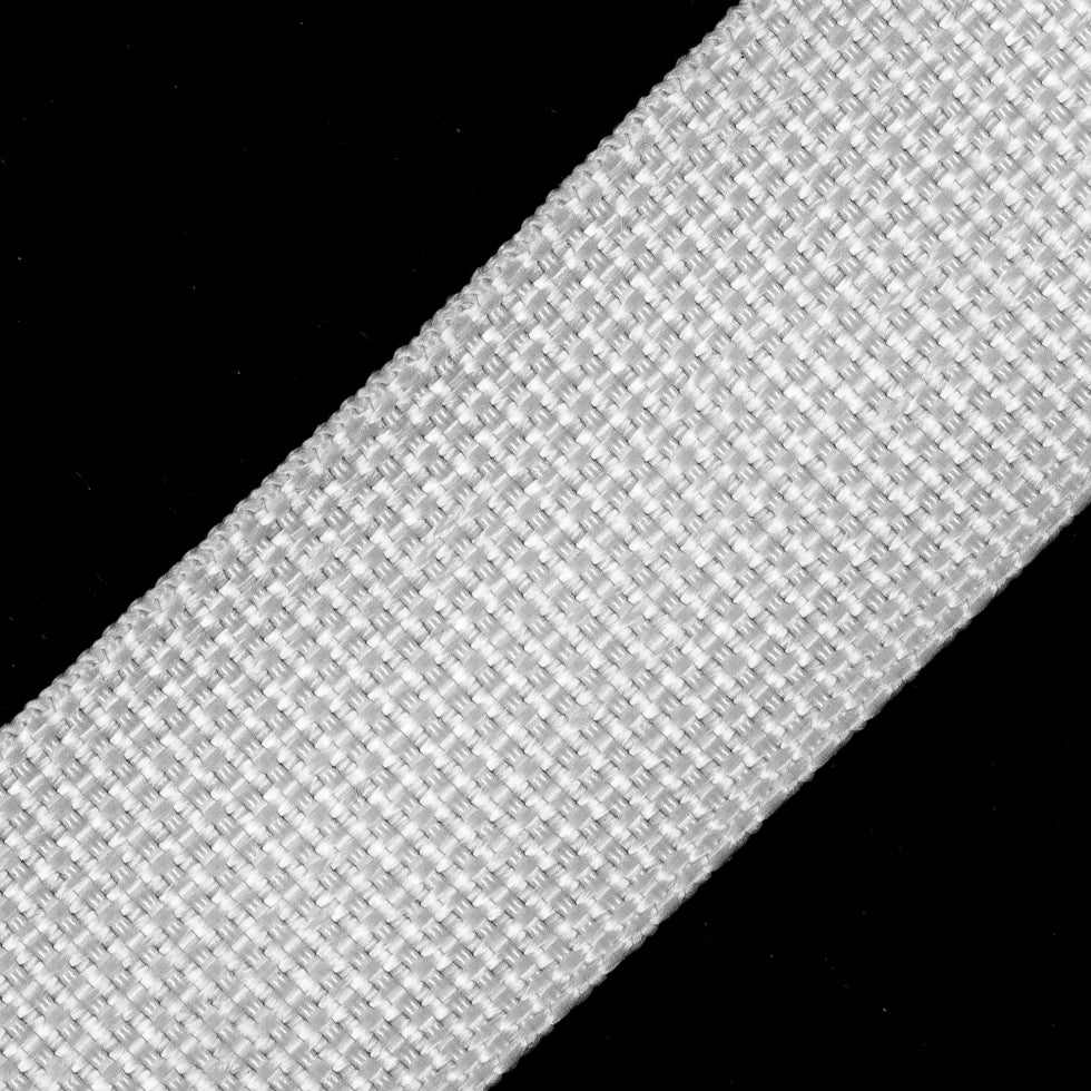 White Nylon Webbing - 1.5 - Detail
