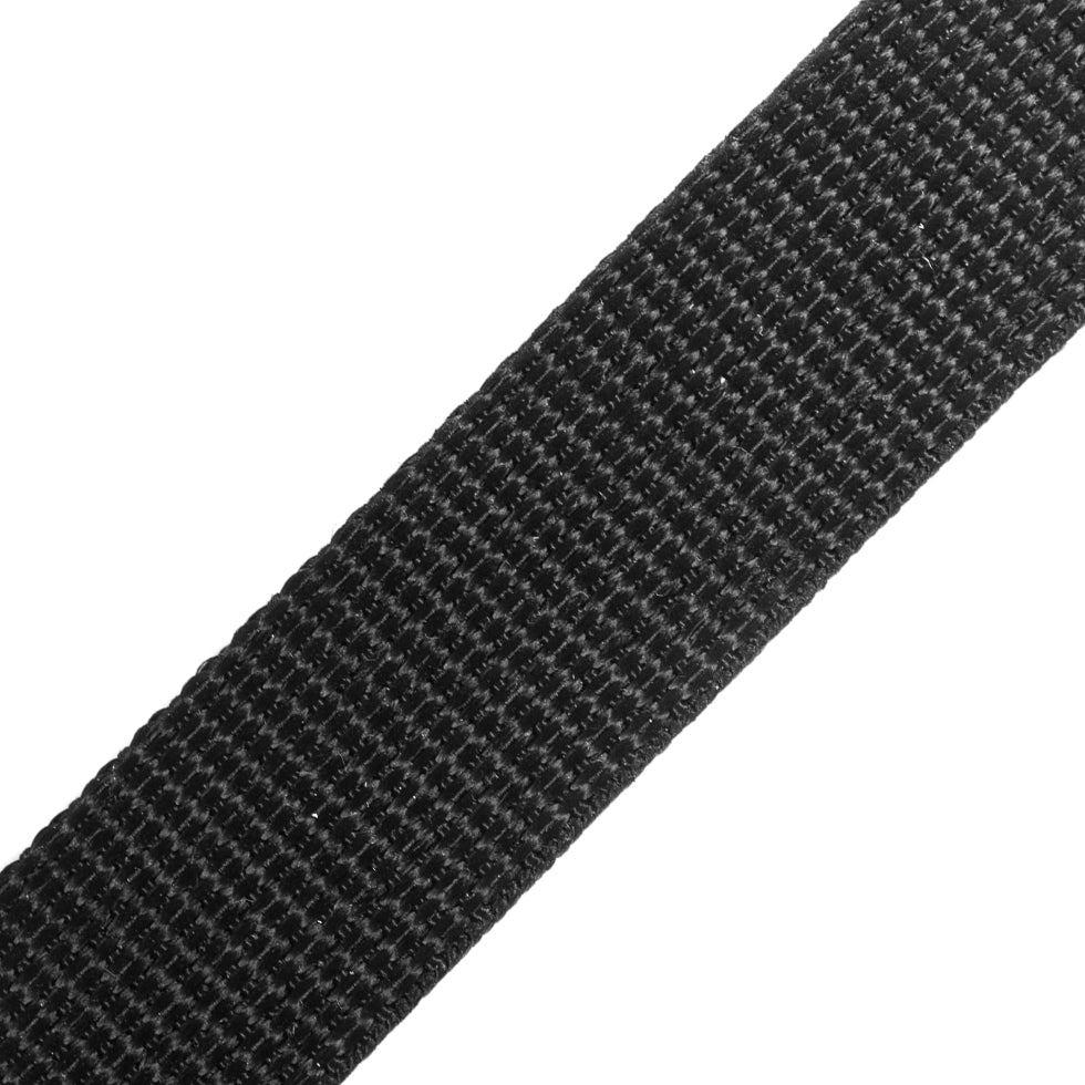 Black Nylon Webbing - 1" Detail