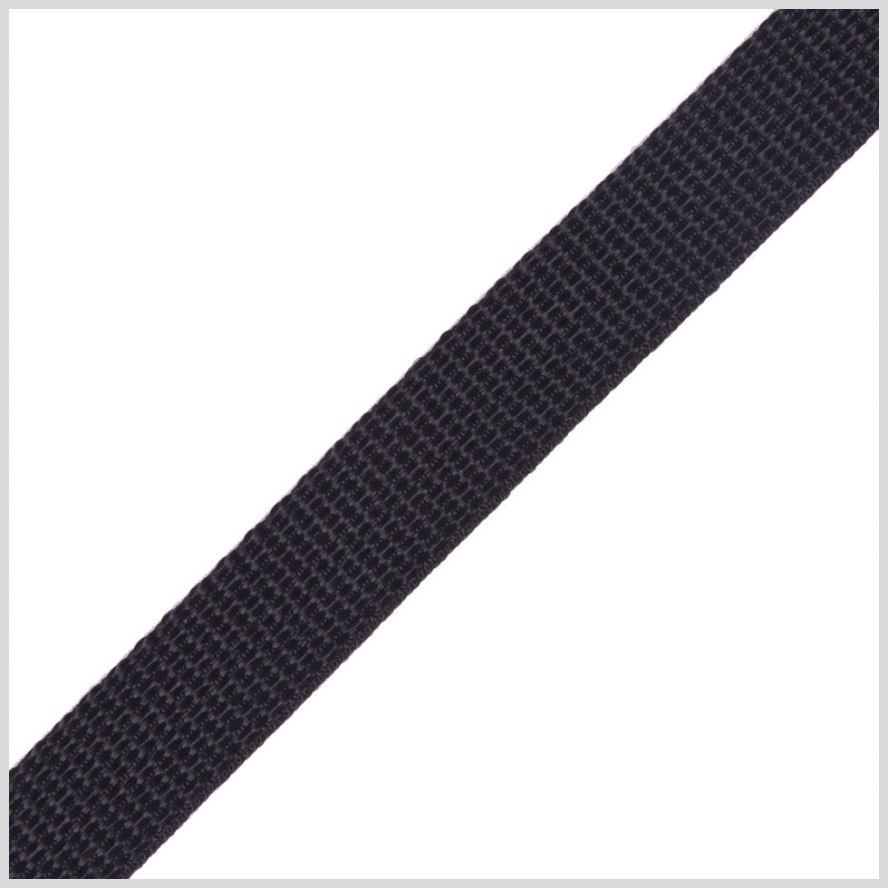 Black Nylon Webbing - 0.75"